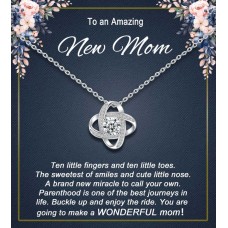 New Mom Gifts for Women, Pregnancy Gifts for First Time Moms, Pregant Wife New Mother Mama to be Necklace-L0001-new-b