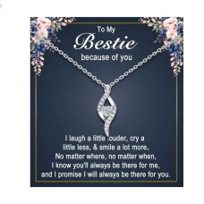 Bestie Gifts For Women, Bestfriend Best Friend Friendship Bff Necklace Present Jewelry Bestie Gifts For Teen Girls Unique-L0009-bestie