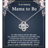 New Mom Gifts for Women, Pregnancy Gifts for First Time Moms, Pregant Wife New Mother Mama to be Necklace-L0001-mama-b