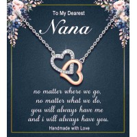 Gifts for Nana, Best Great Nana Christmas Birthday Gift Necklace-L0006-nana-c